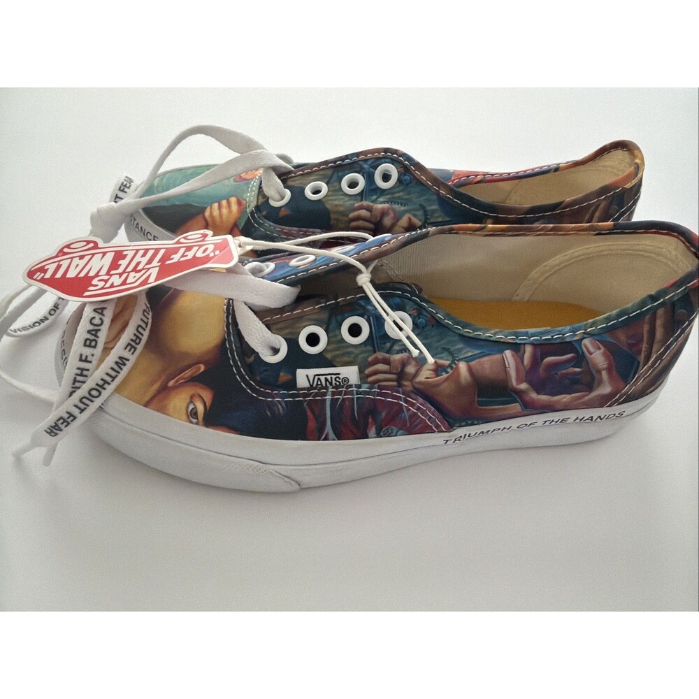 Vans x MOCA Authentic Judy Baca Shoes 3.5 M 5 W Triumph Of The Hearts Hands